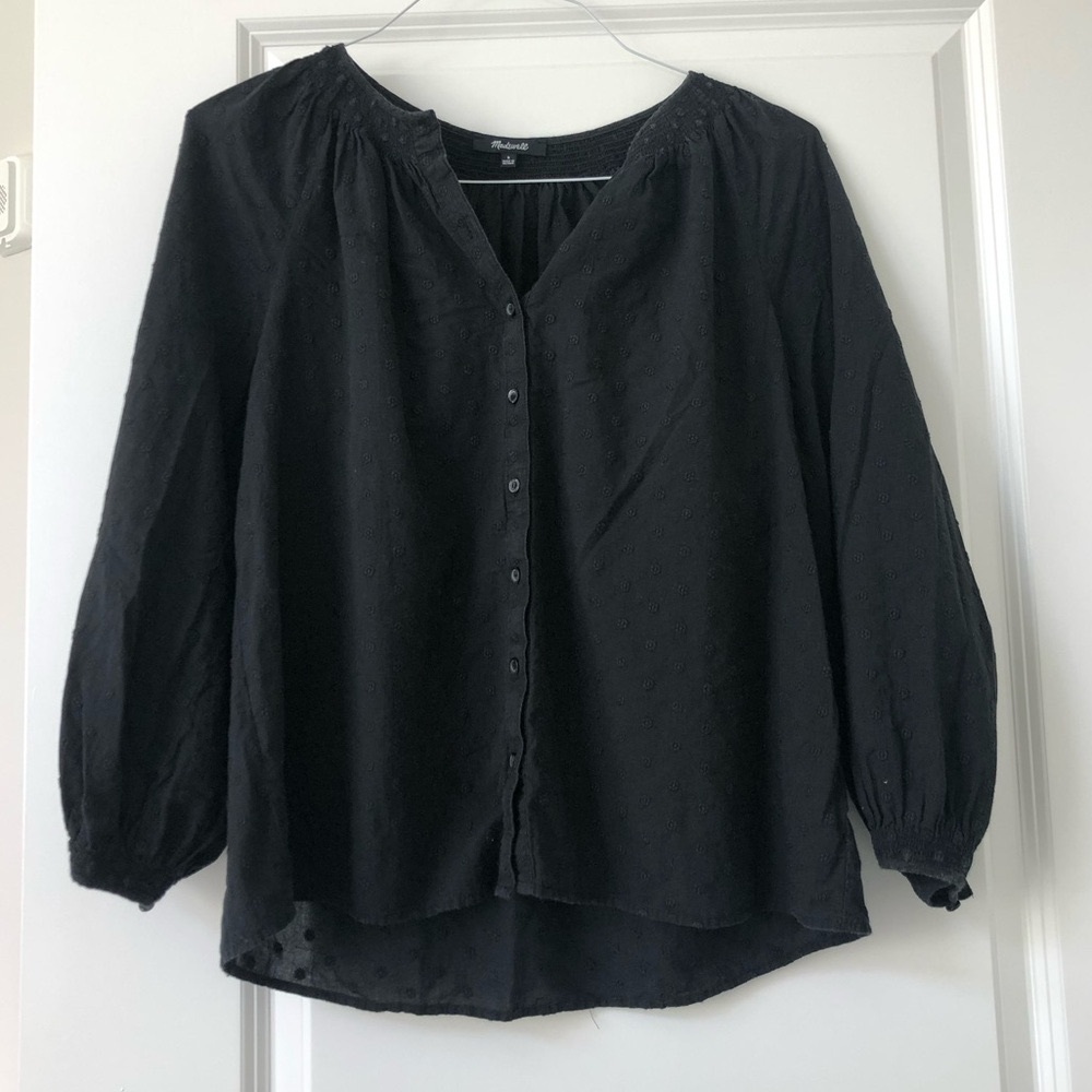 Madewell Eyelet Cotton Blouse